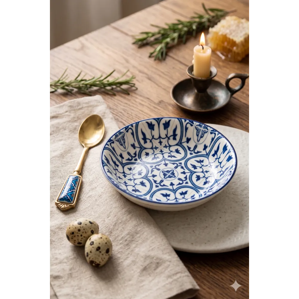 GÜRAL PORSELEN 6 ADET SUJE SERİSİ 14 CM ÇUKUR TABAK ÇEREZLİK 32617