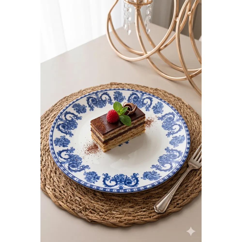 GÜRAL PORSELEN SUJE 25 CM SERVİS(6 ADET )