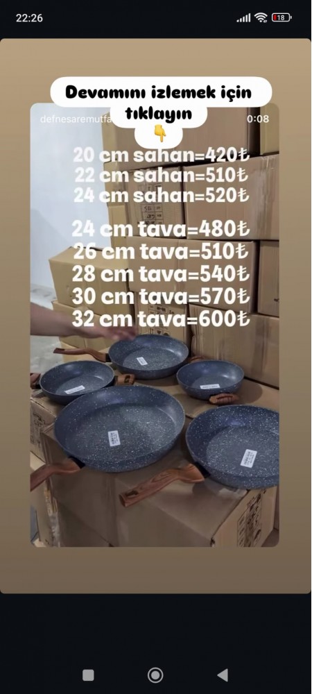 DEFNESARE 32 CM TAVA
