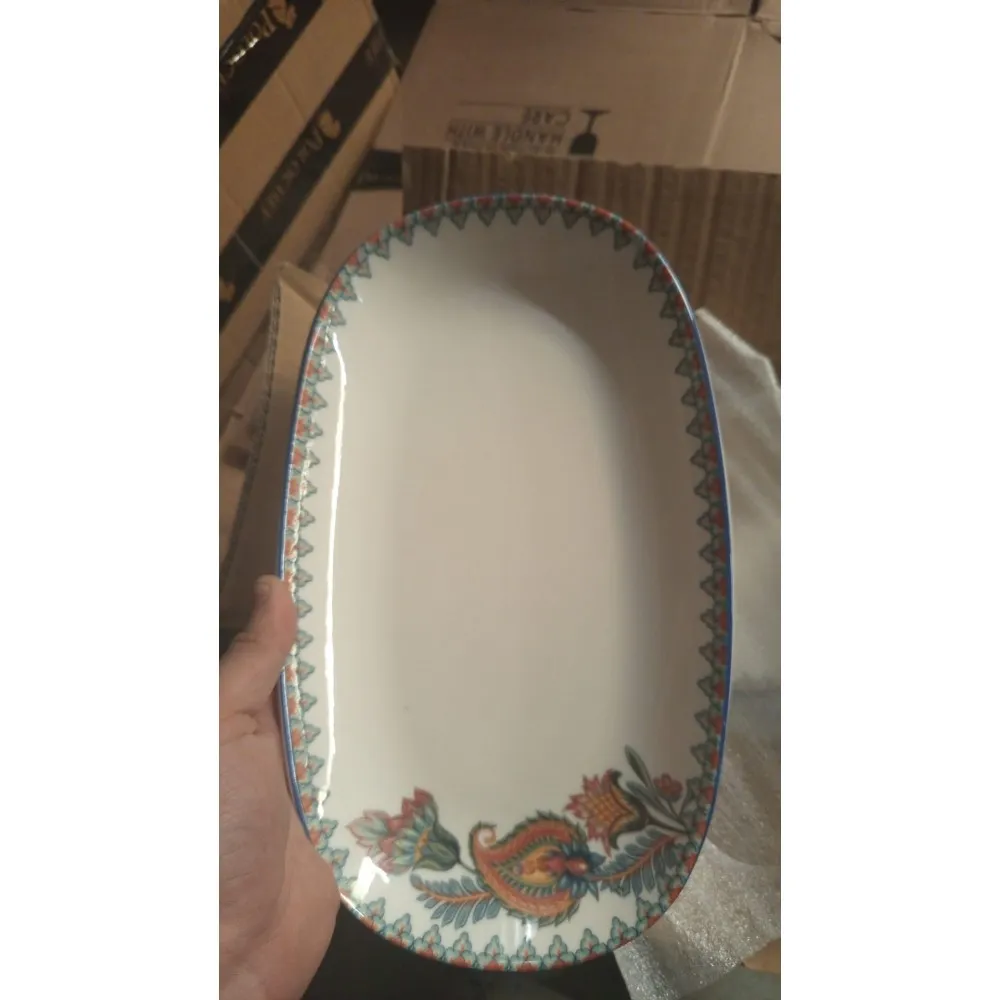 GÜRAL PORSELEN GBSEO29KYE3667 29 CM KAYIK TABAK