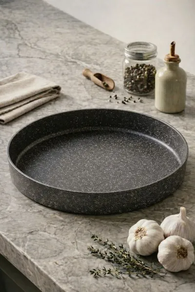 Hamarat Granit Fırın Tepsisi 28 cm - Gri Hamarat Granit Fırın Tepsisi 28 cm - Gri