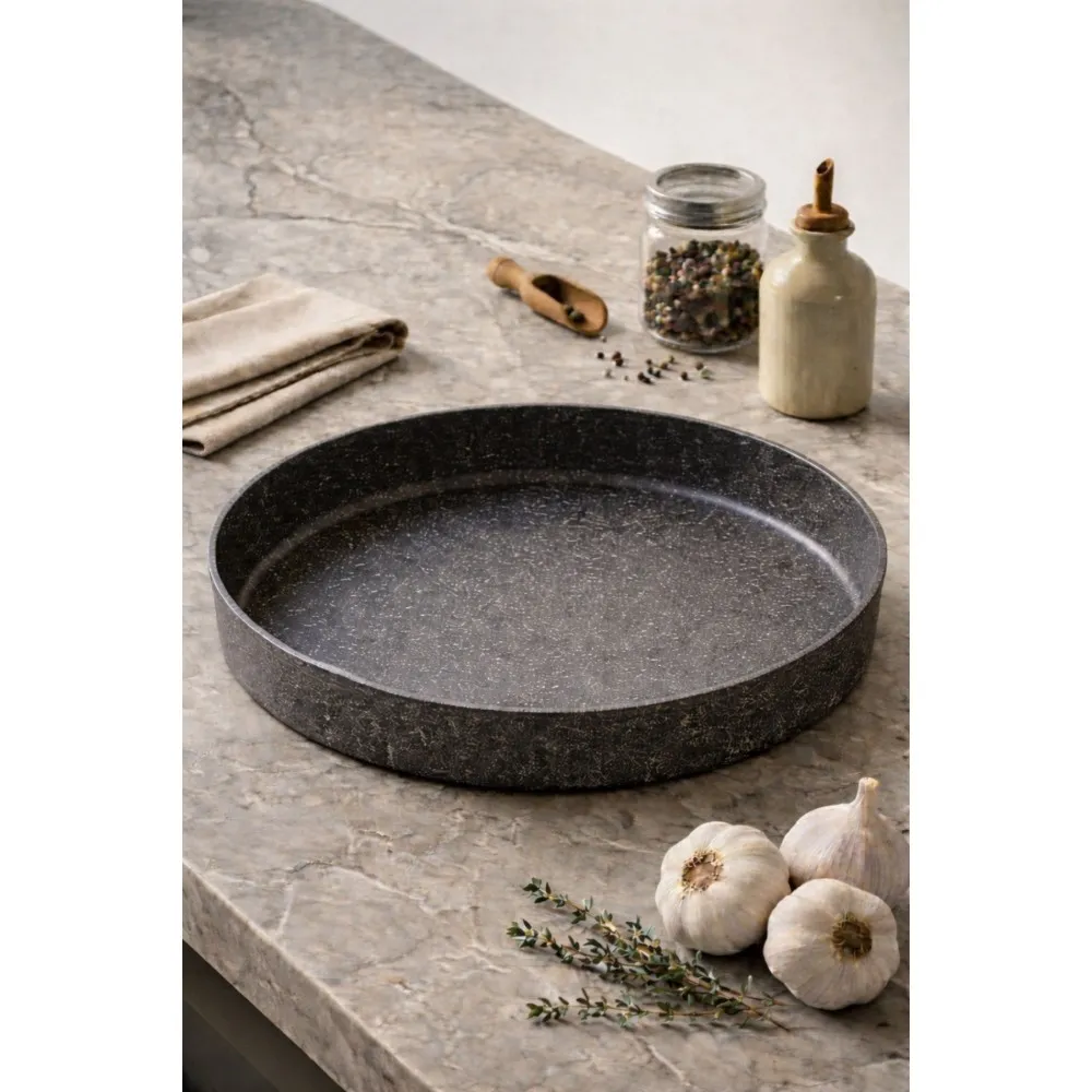 Polochef Hamarat Granit Fırın Tepsisi 30 cm - Gri Polochef Hamarat Granit Fırın Tepsisi 30 cm - Gri