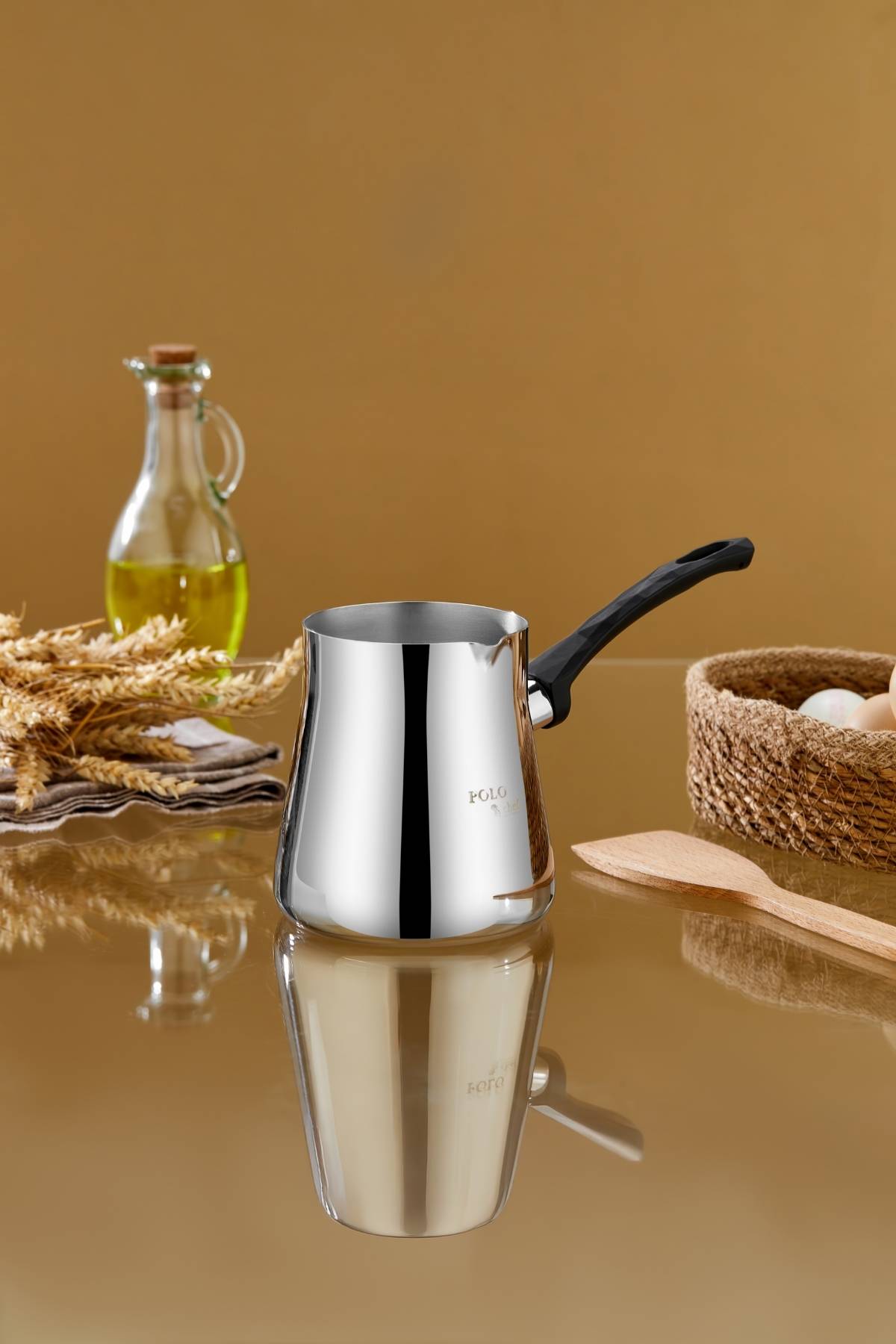 Venedik 18/10 Paslanmaz Çelik Cezve 300ml