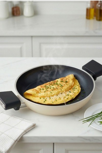 Vista Seramik Yumurta, Sucuk ve Omlet Sahanı 22 cm - Krem - İndüksiyon Uyumlu Vista Seramik Yumurta, Sucuk ve Omlet Sahanı 22 cm - Krem - İndüksiyon Uyumlu