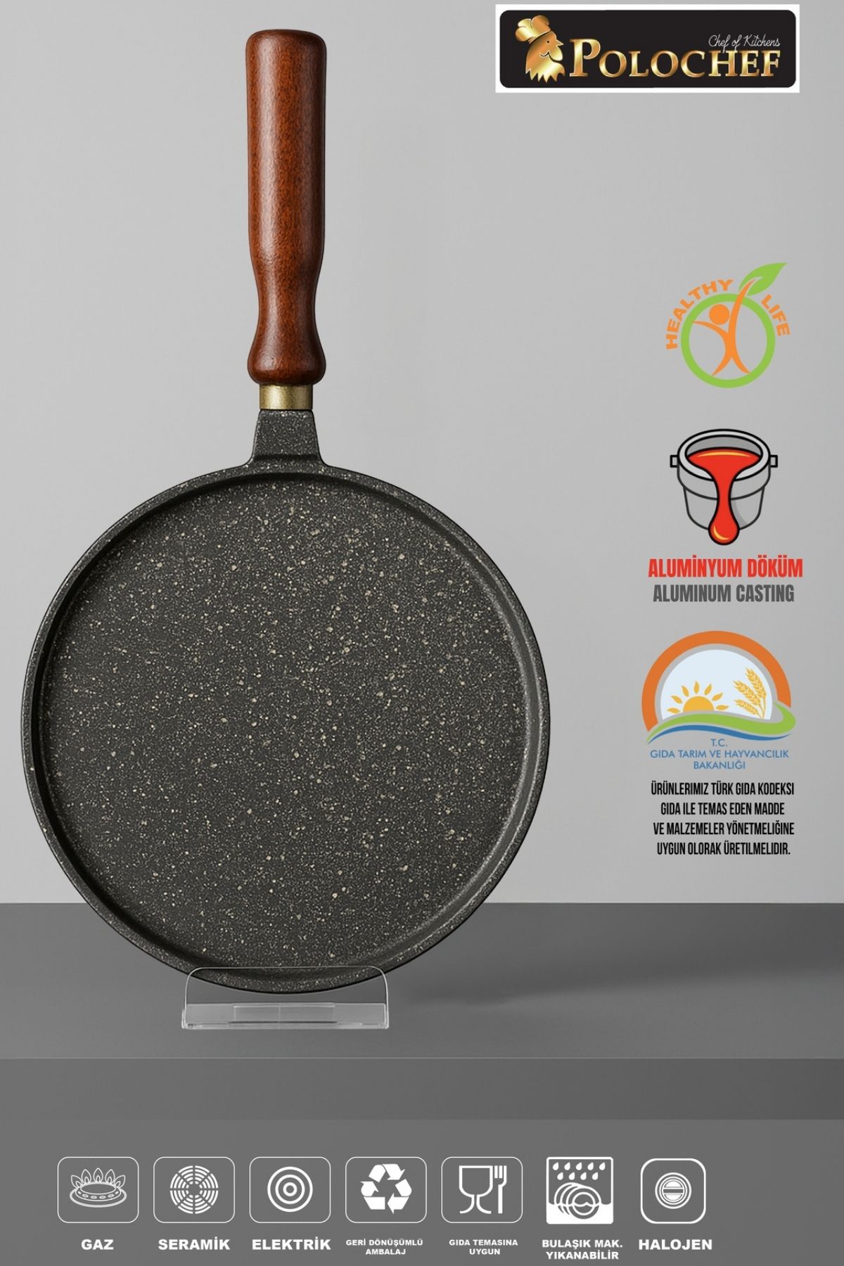 Gözleme ve Krep Tavası 22 cm