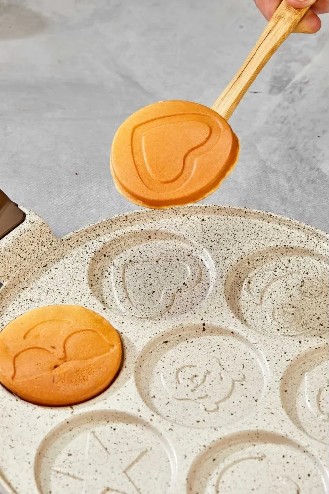 Polochef İnci Döküm Pankek ve Krep Tavası 26 cm - Krem 