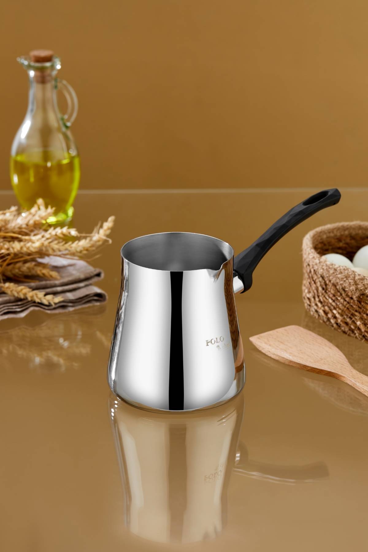 Venedik 18/10 Paslanmaz Çelik Cezve 500ml