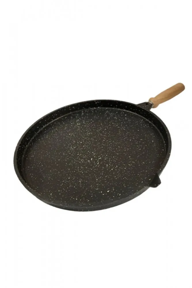 Polochef Kapaklı Döküm Granit Balık ve Börek Tavası 34 cm