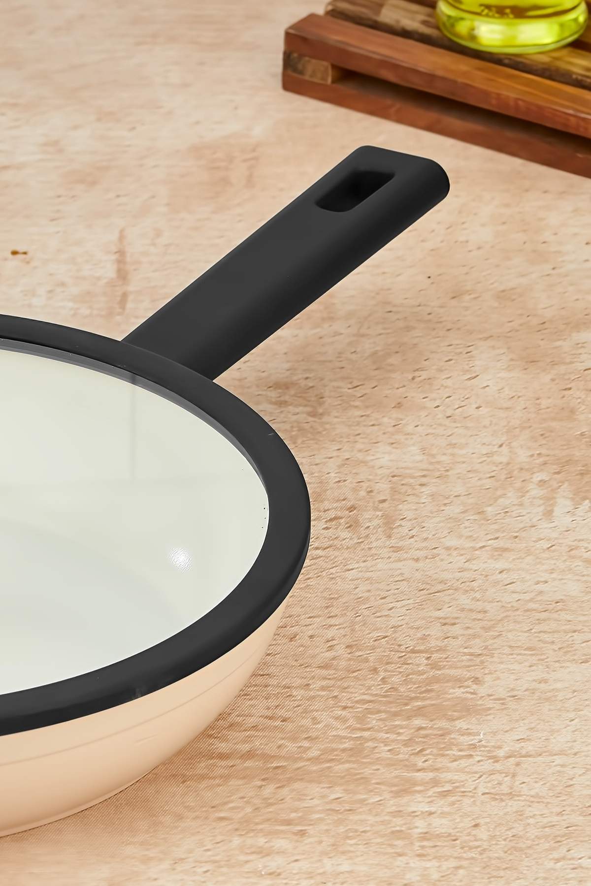 Vista Seramik Tava 28 cm - Krem