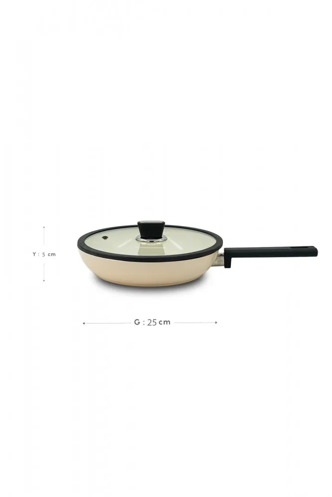 Polochef Vista Seramik Tava 30 cm - Krem
