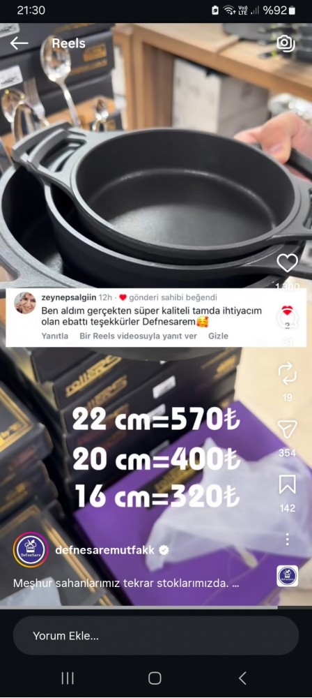 3lü tava seti