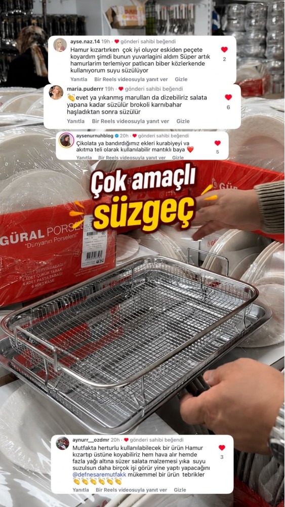 Çok amaçlı süzgeç