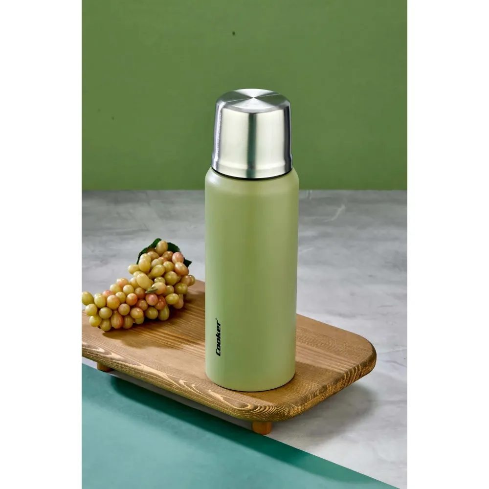 COOKER 750 ML ZEYTİN YEŞİLİ TERMOS 24 SAT SICAK 48 SAAT SOĞUK