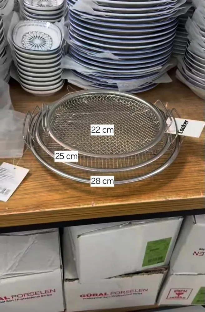 COOKER PATETES YAĞ SÜZGECİ (22 CM)