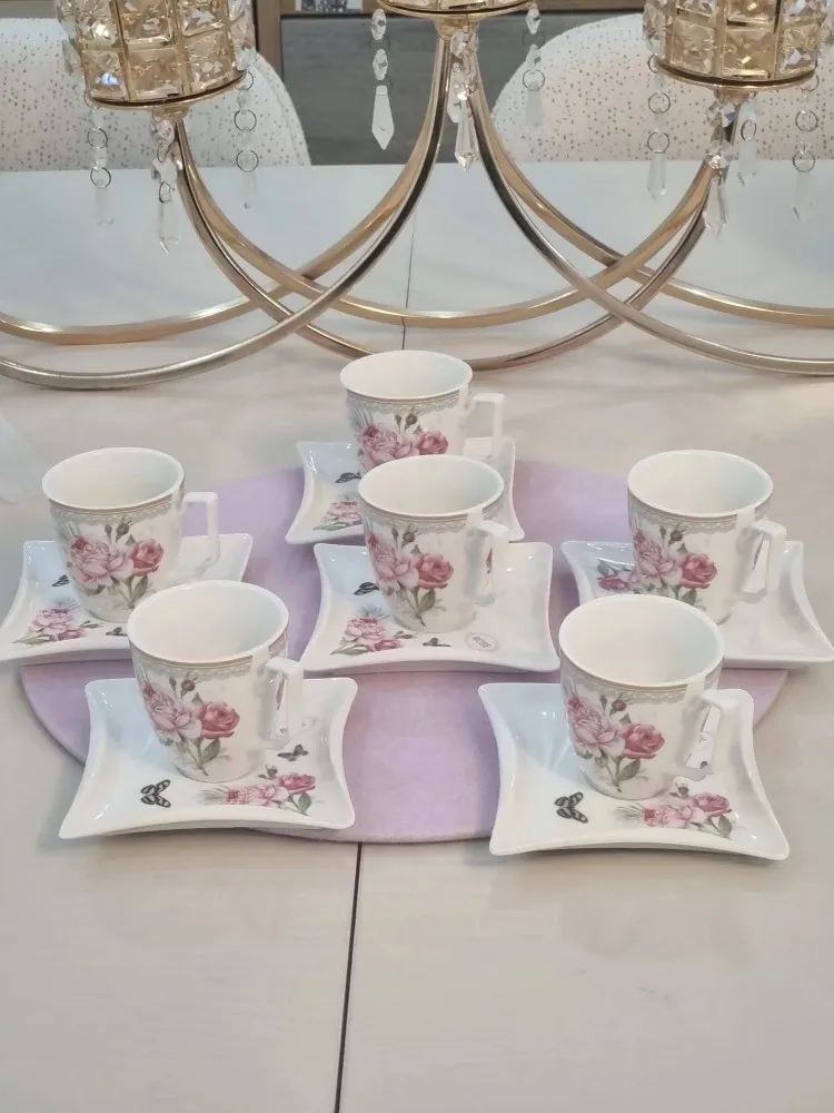 CVS 6 KİŞİLİK 12 PARÇA KAHVE FİNCAN SETİ 