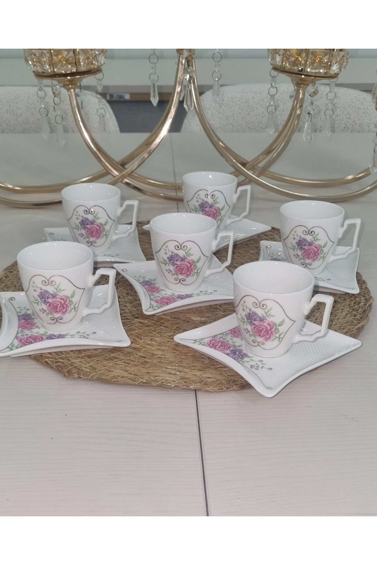 CVS 6 KİŞİLİK 12 PARÇA KAHVE FİNCAN SETİ