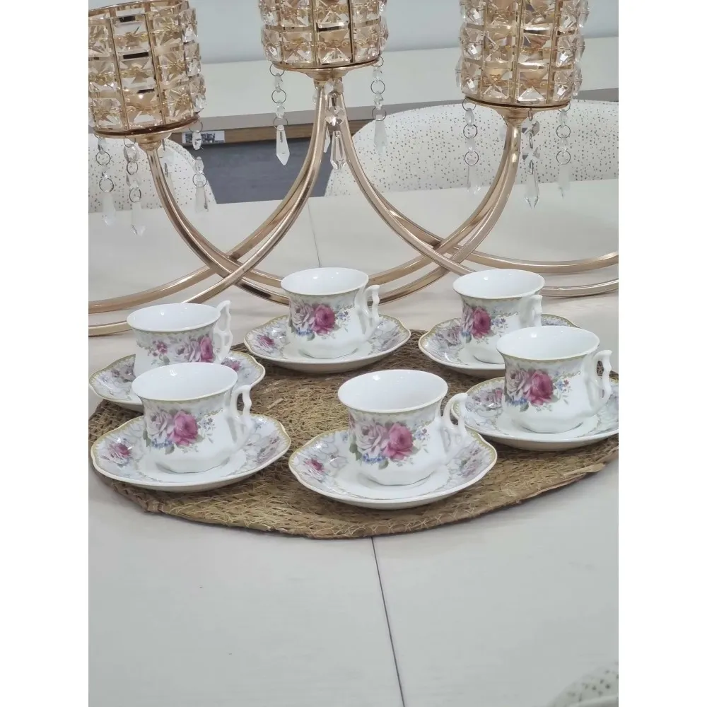 CVS 6 KİŞİLİK 12 PARÇA KAHVE FİNCAN SETİ 