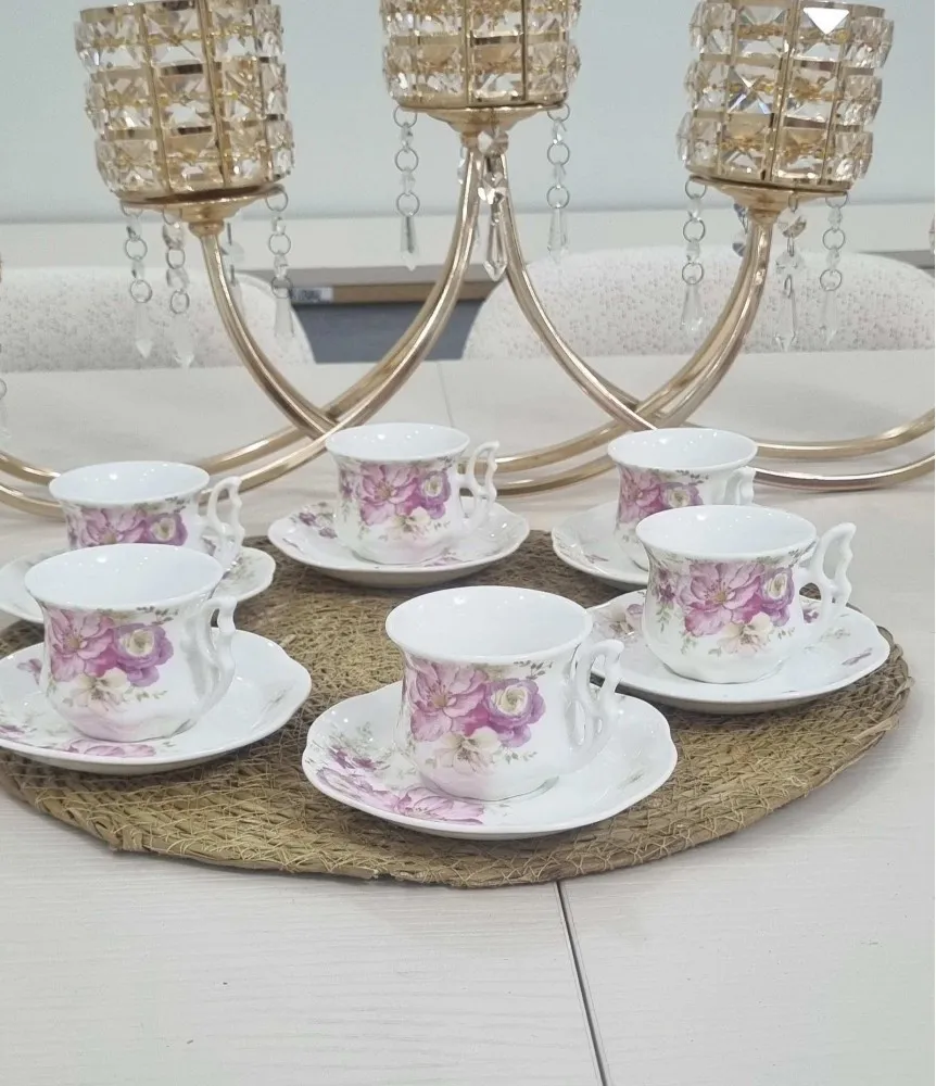CVS 6 KİŞİLİK 12 PARÇA KAHVE FİNCAN SETİ 