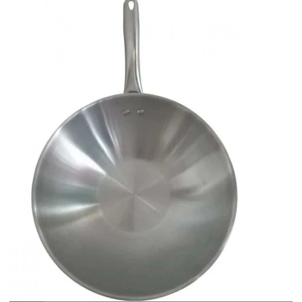 CVSC 28cm Çelik Wok Tava metal Kulplu