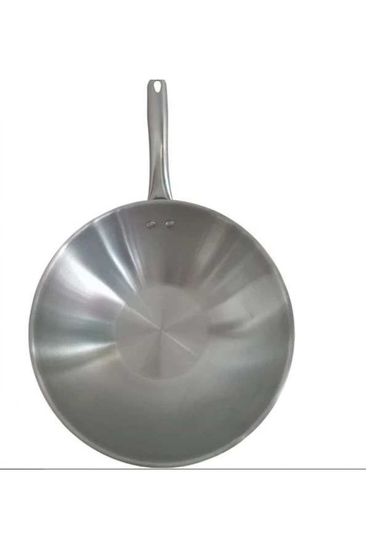 CVSC 28cm Çelik Wok Tava metal Kulplu