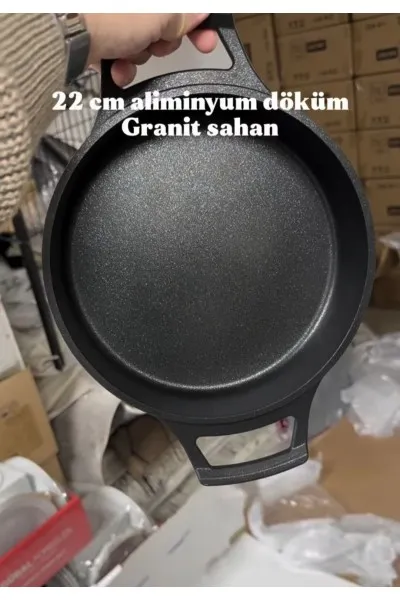 ALIMUNYUM DÖKÜM GRANIT KAPLAMA 22 CM SAHAN
