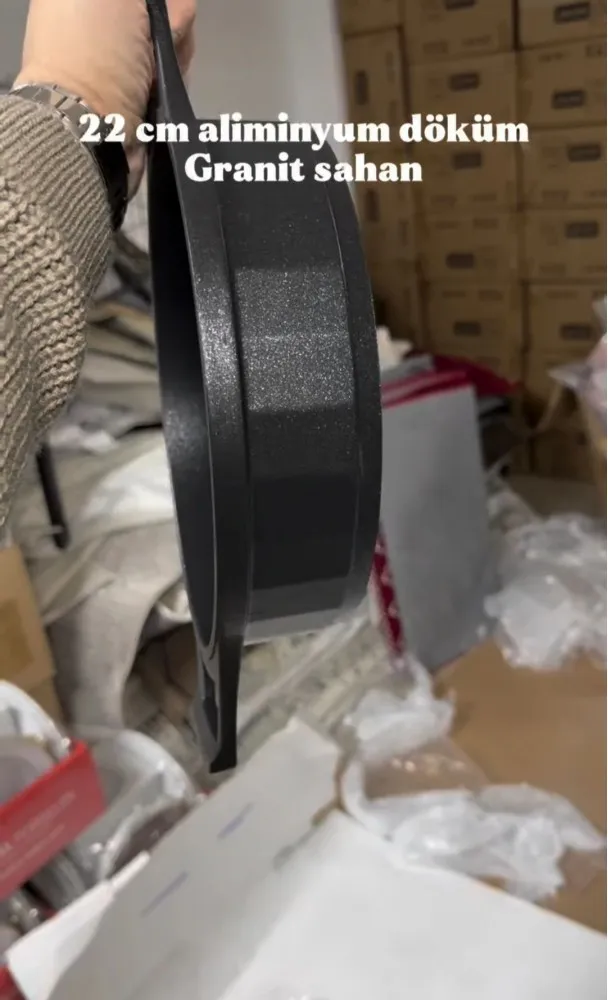 ALIMUNYUM DÖKÜM GRANIT KAPLAMA 22 CM SAHAN