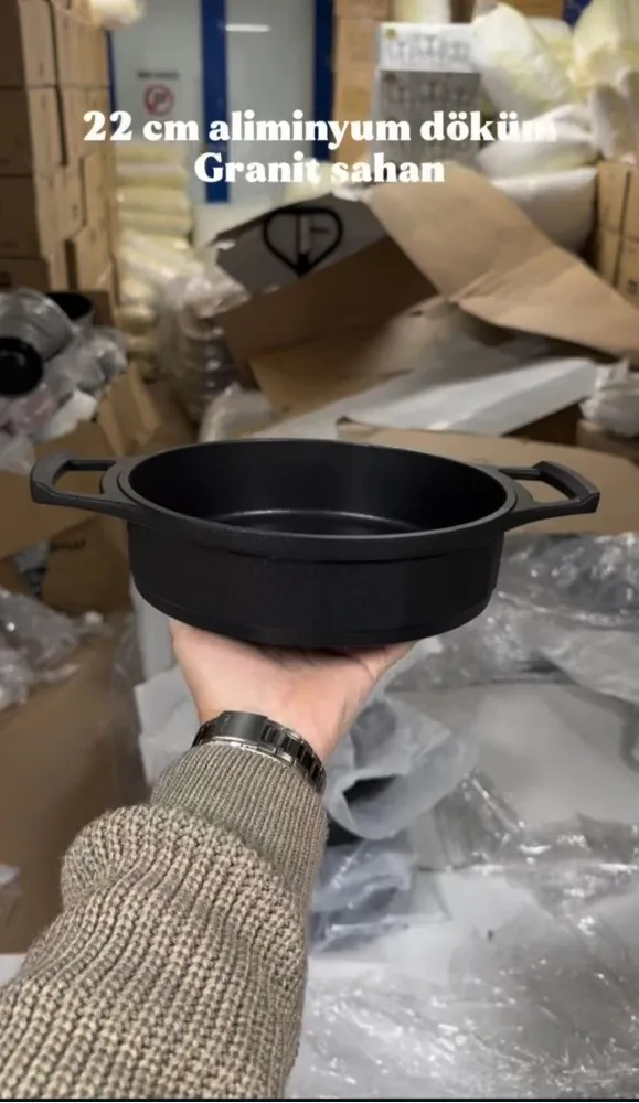ALIMUNYUM DÖKÜM GRANIT KAPLAMA 22 CM SAHAN