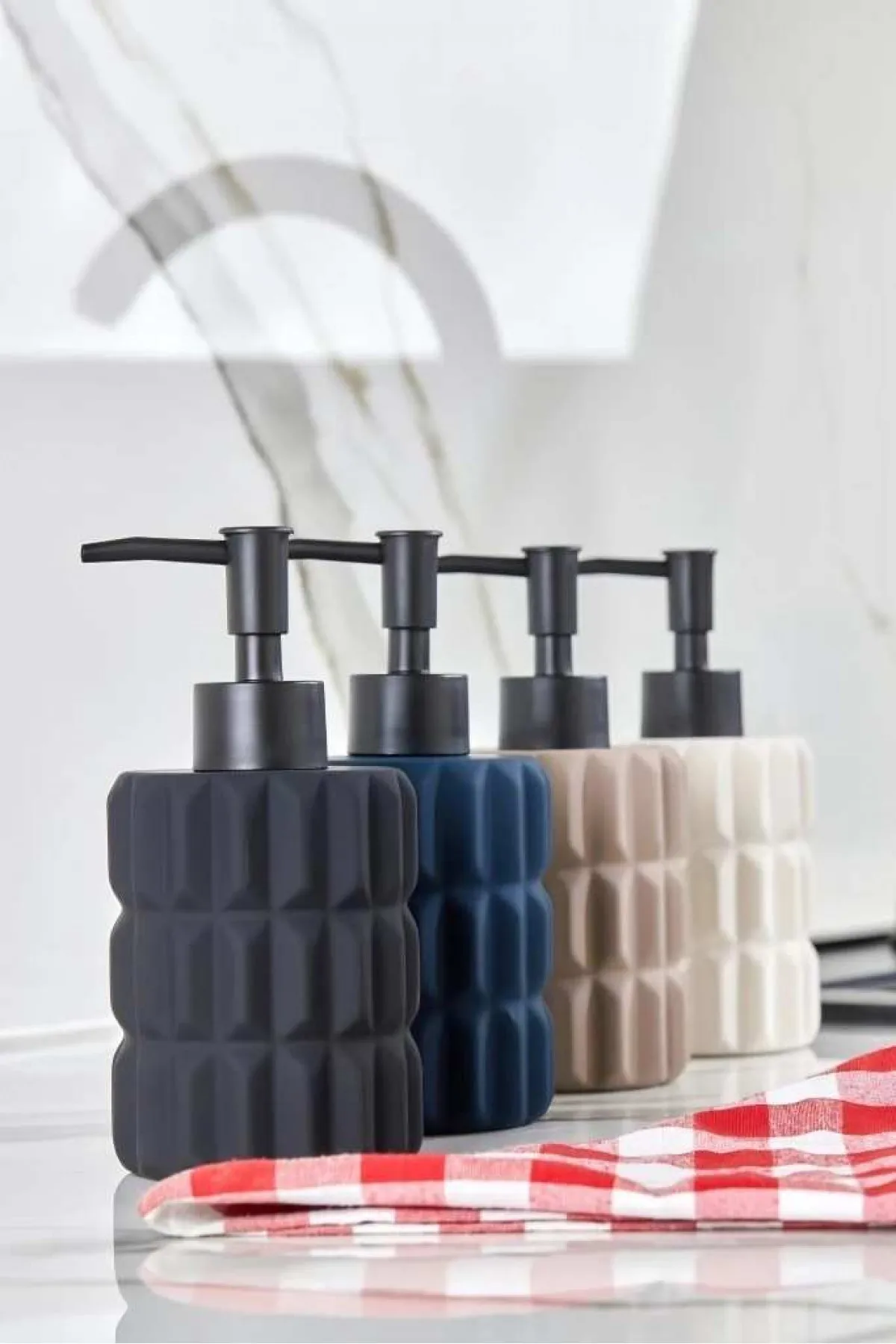 Cooker Porselen Sıvı Sabunluk MAVİ