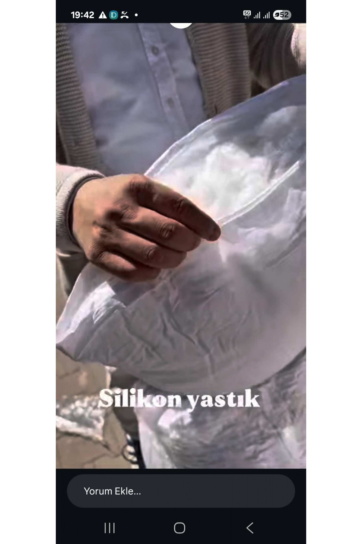 DFN Silikon yastık fermuarlı