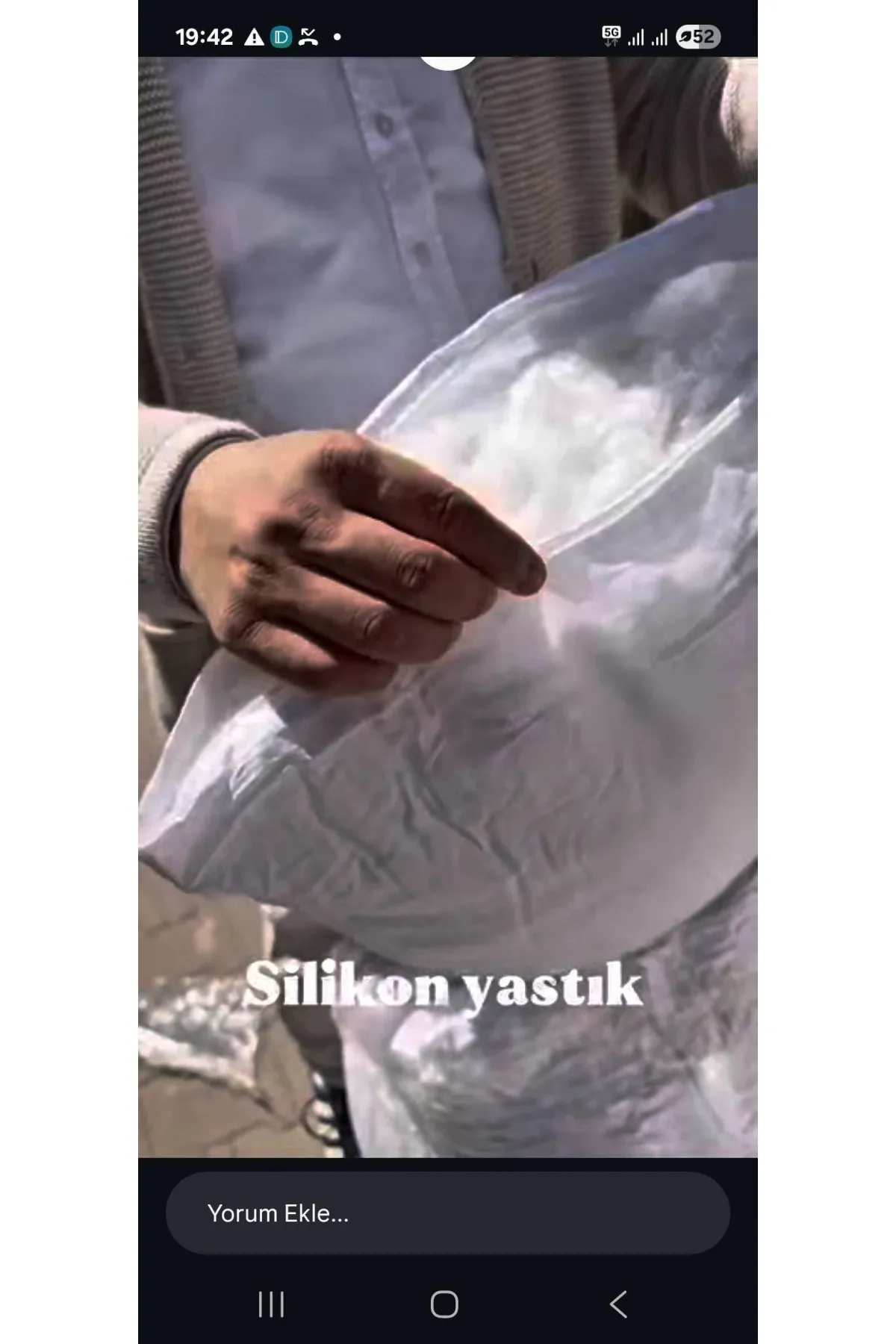 DFN Silikon yastık fermuarlı