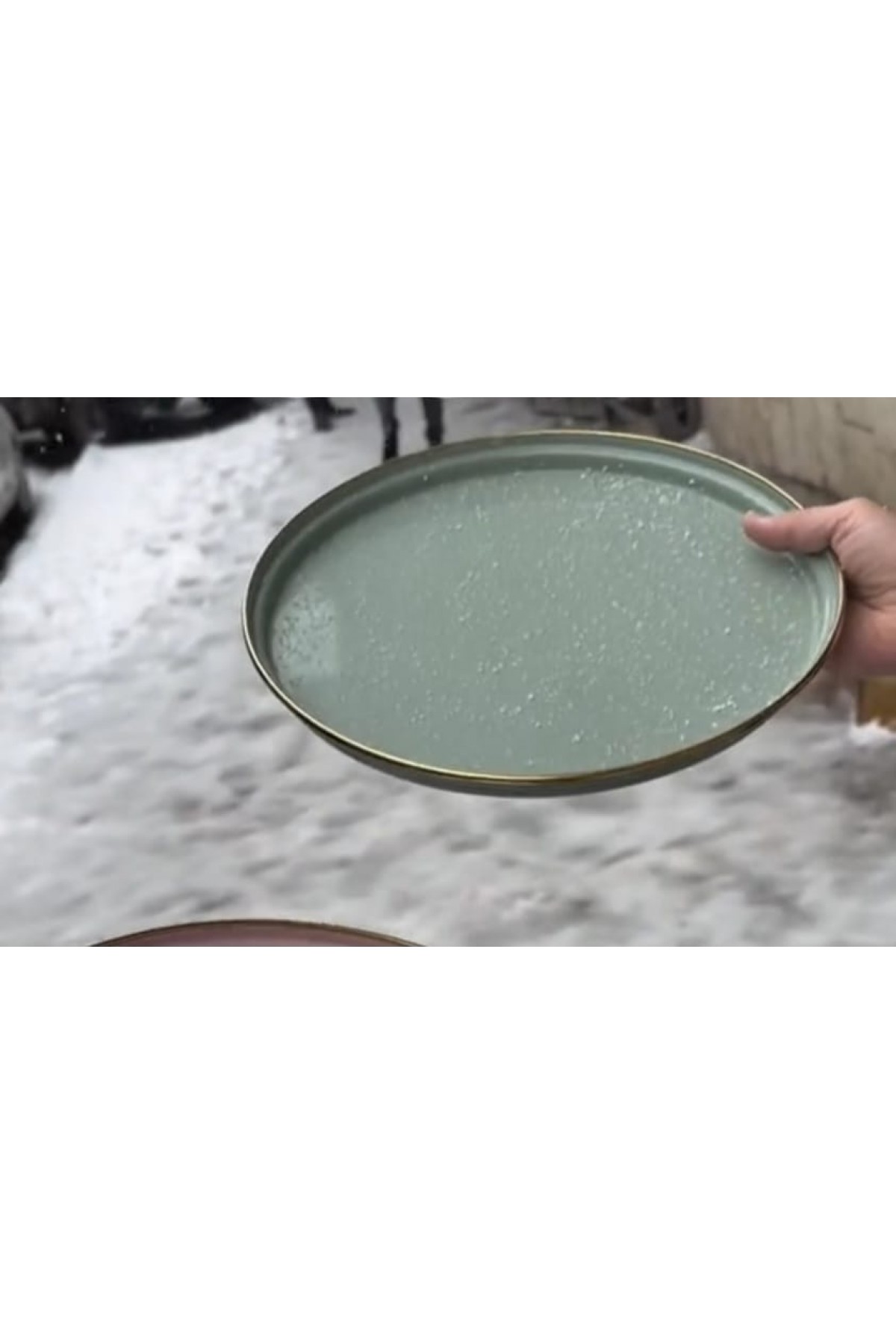 26 CM EMAYE TEPSİ (TURKUAZ)