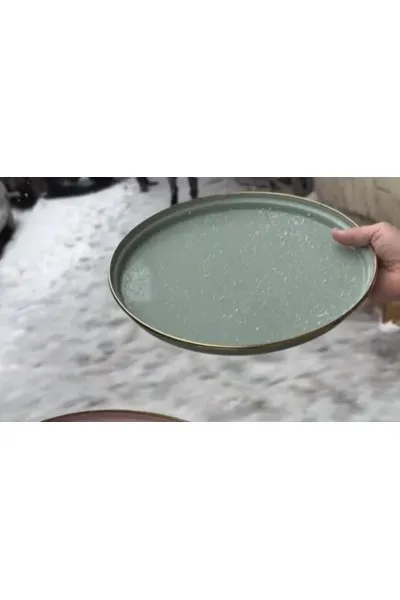 26 CM EMAYE TEPSİ (TURKUAZ)