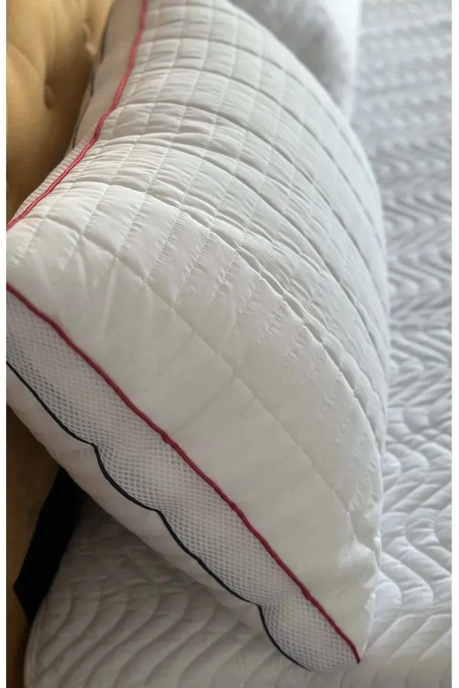 ELİF HOME  KLİMALI FERMUARLI BONCUK SİLİKON ALEZ İÇLİKLİ 1 ADET YASTIK 50*70