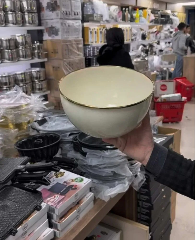 EMAYE 24 CM KASE+KARIŞTIRMA KABI (KREM)