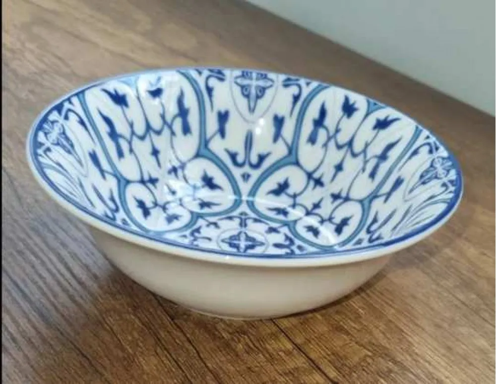 GÜRAL PORSELEN 6 ADET SUJE SERİSİ 17 CM ÇUKUR YEMEK TABAĞI 1341