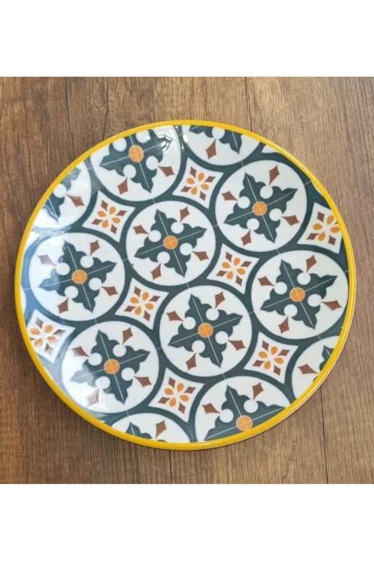 GÜRAL PORSELEN 6 ADET SUJE SERİSİ 19 CM PASTA TABAĞI 30260