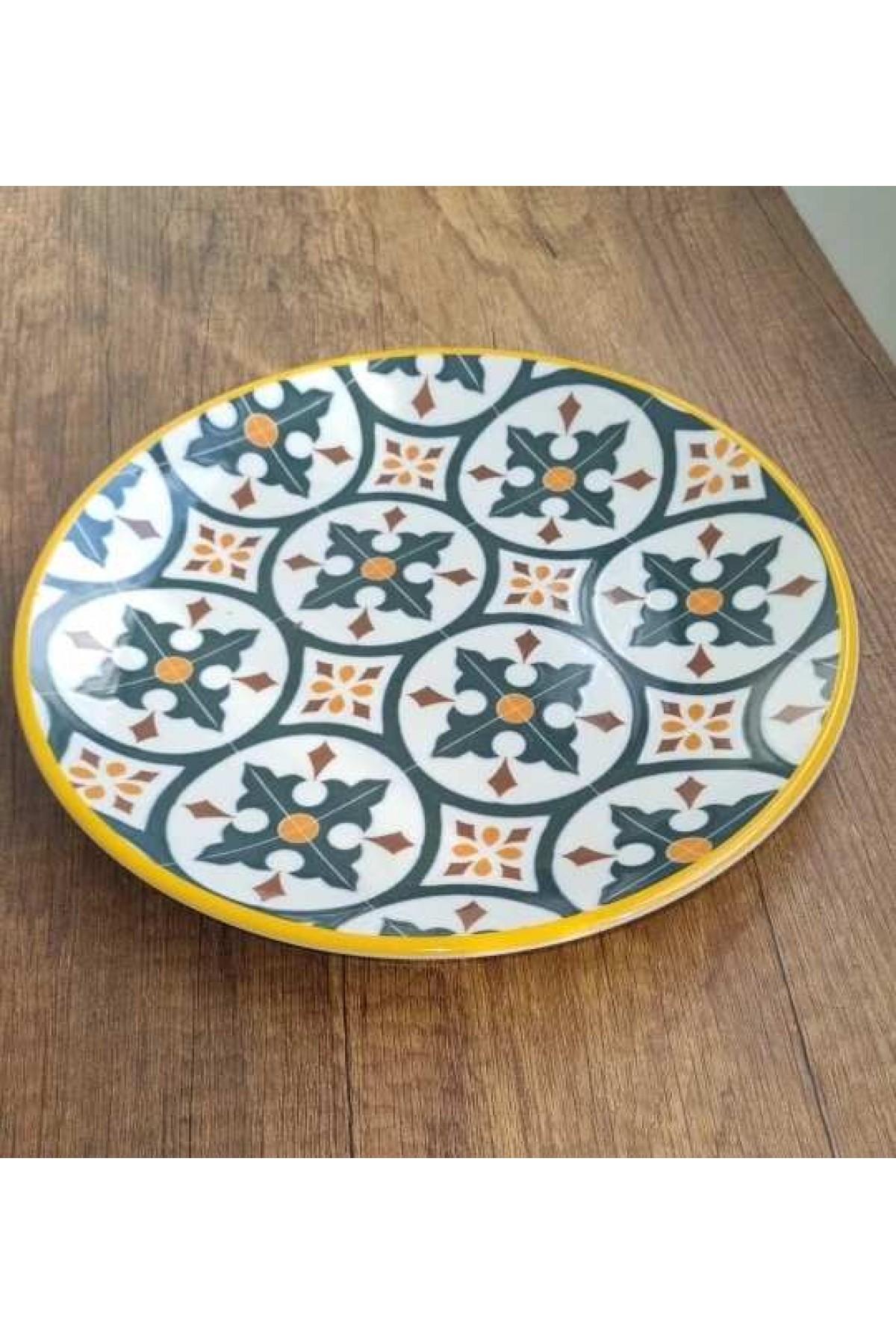 GÜRAL PORSELEN 6 ADET SUJE SERİSİ 19 CM PASTA TABAĞI 30260