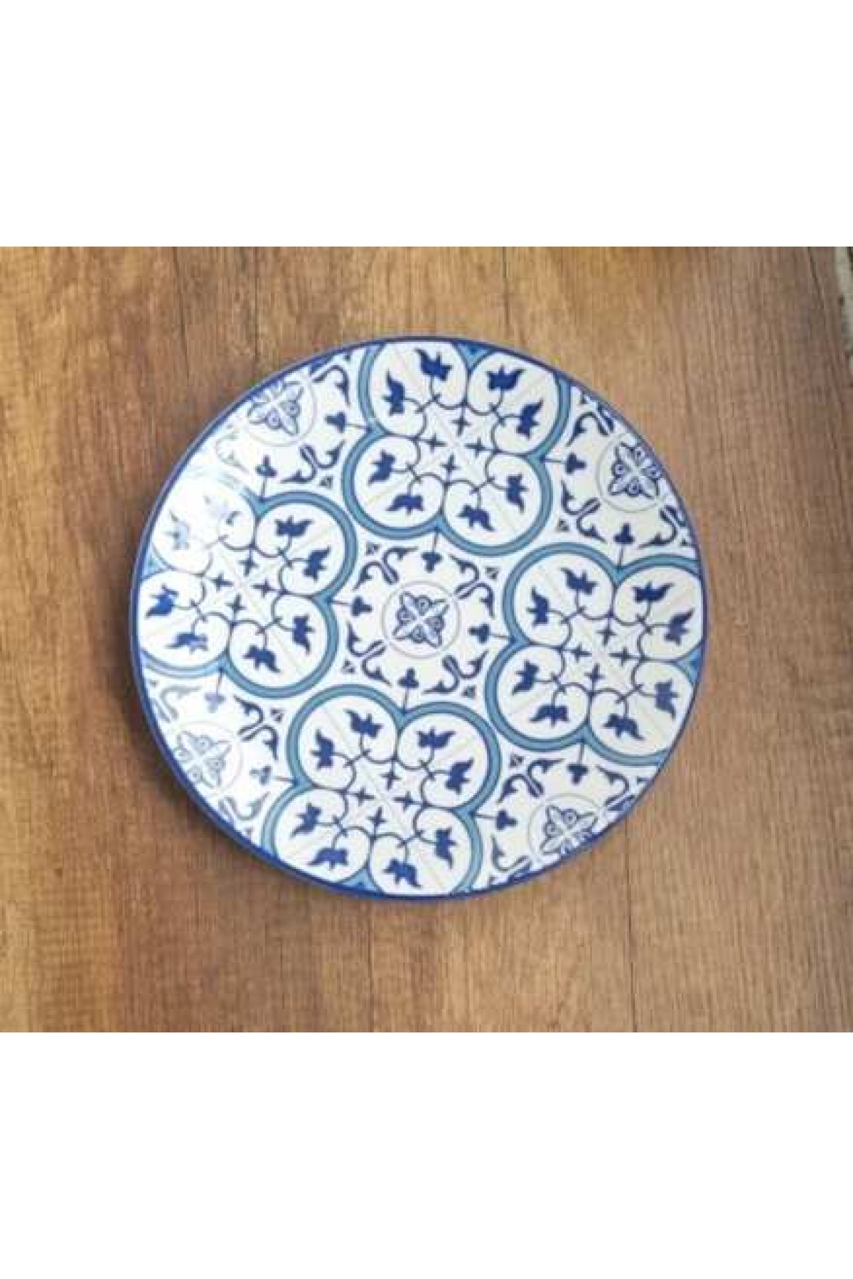 GÜRAL PORSELEN 6 ADET SUJE SERİSİ 19 CM PASTA TABAĞI 32617