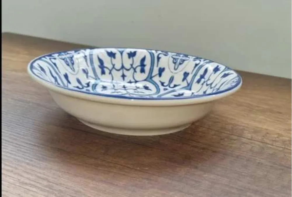 GÜRAL PORSELEN 6 ADET SUJE SERİSİ 19 CM ÇUKUR YEMEK TABAĞI 32617