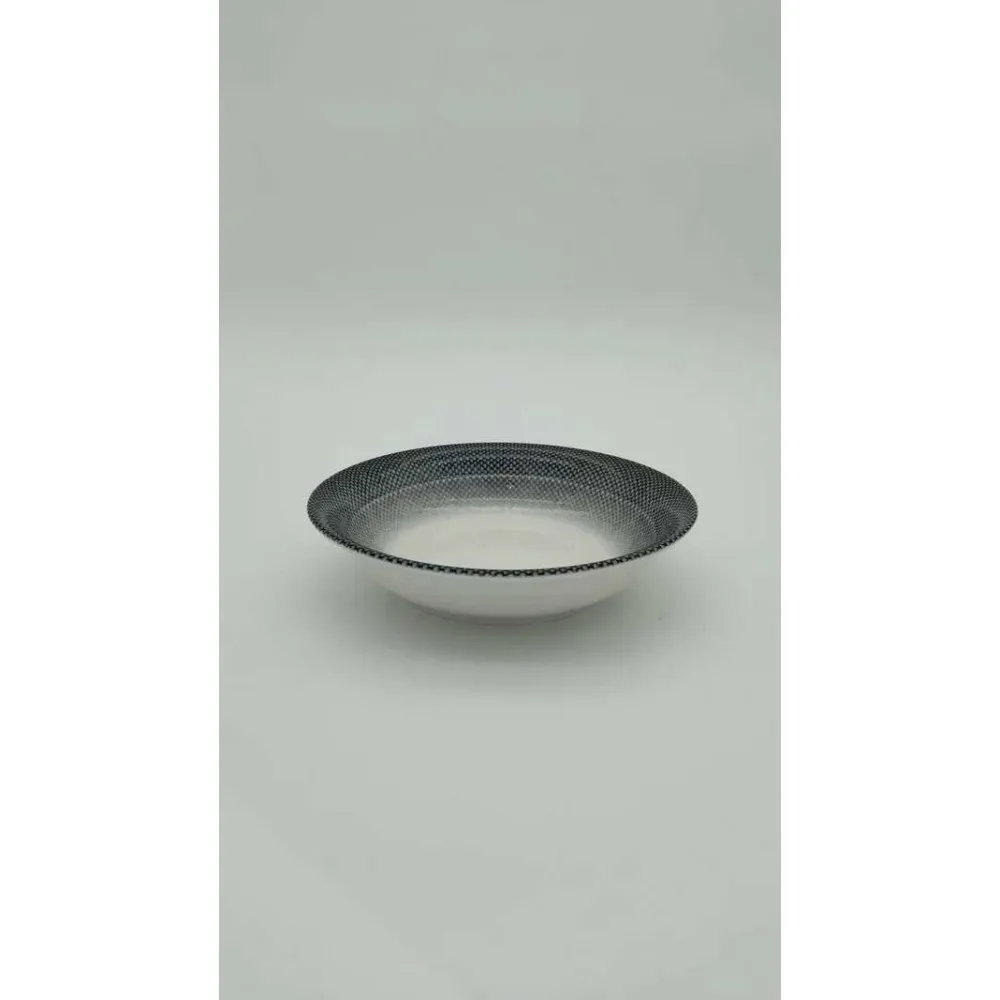 GÜRAL PORSELEN 6 ADET SUJE SERİSİ 19 CM ÇUKUR YEMEK TABAĞI30206
