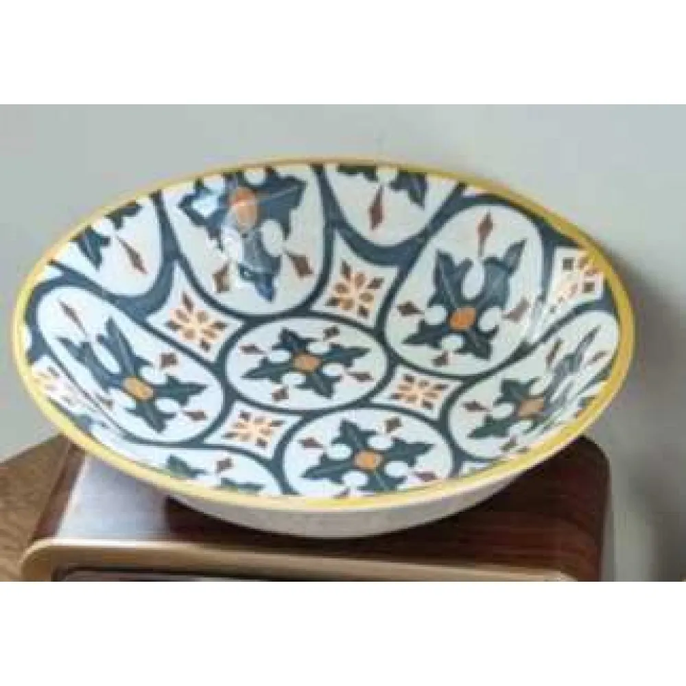 GÜRAL PORSELEN 6 ADET SUJE SERİSİ 19 CM ÇUKUR YEMEK TABAĞI30260
