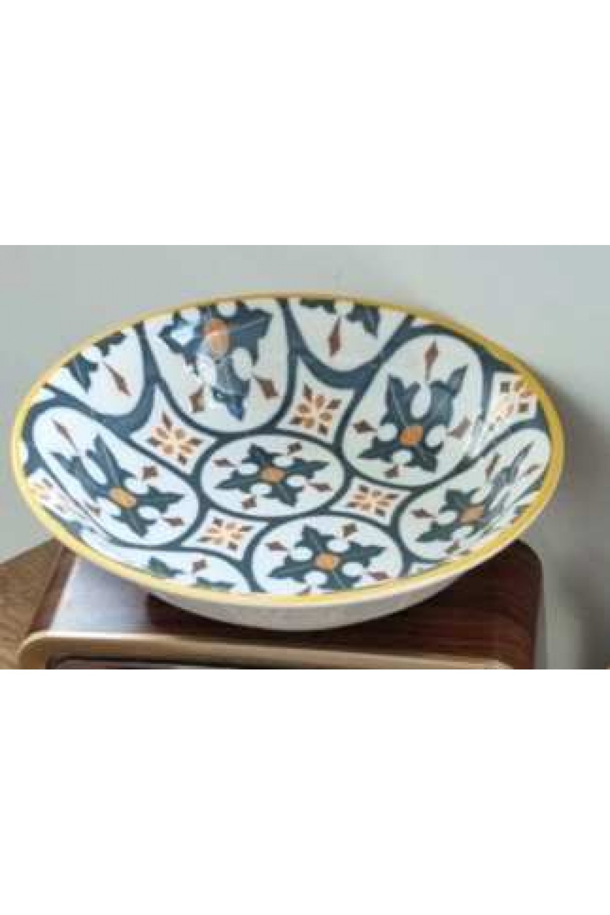 GÜRAL PORSELEN 6 ADET SUJE SERİSİ 19 CM ÇUKUR YEMEK TABAĞI30260