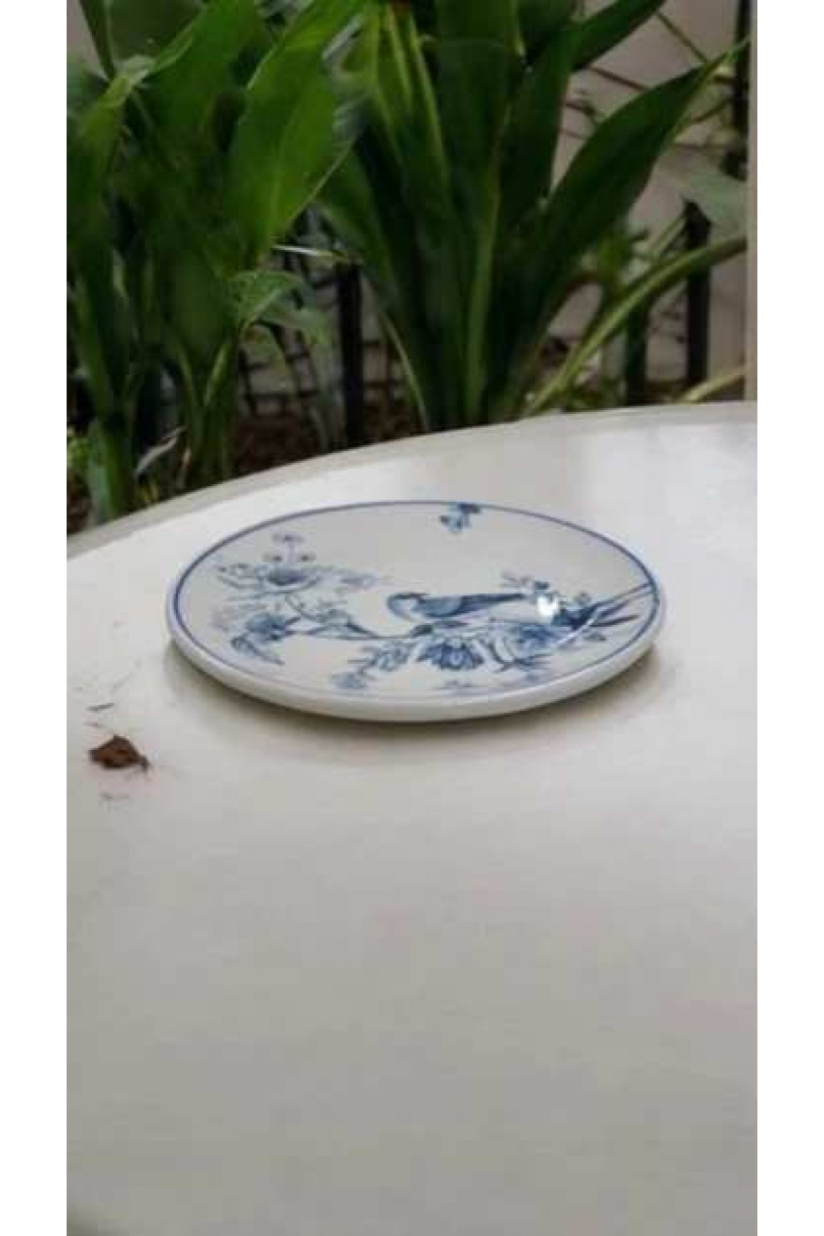 GÜRAL PORSELEN 6 ADET SUJE SERİSİ 25 CM SERVİS  TABAĞI 1891 KUŞLU