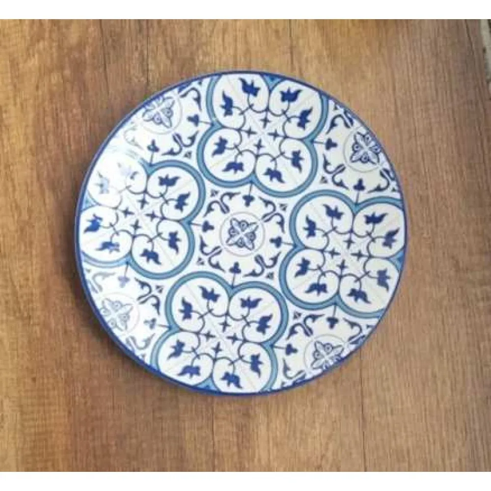 GÜRAL PORSELEN 6 ADET SUJE SERİSİ 25 CM SERVİS  TABAĞI 32617