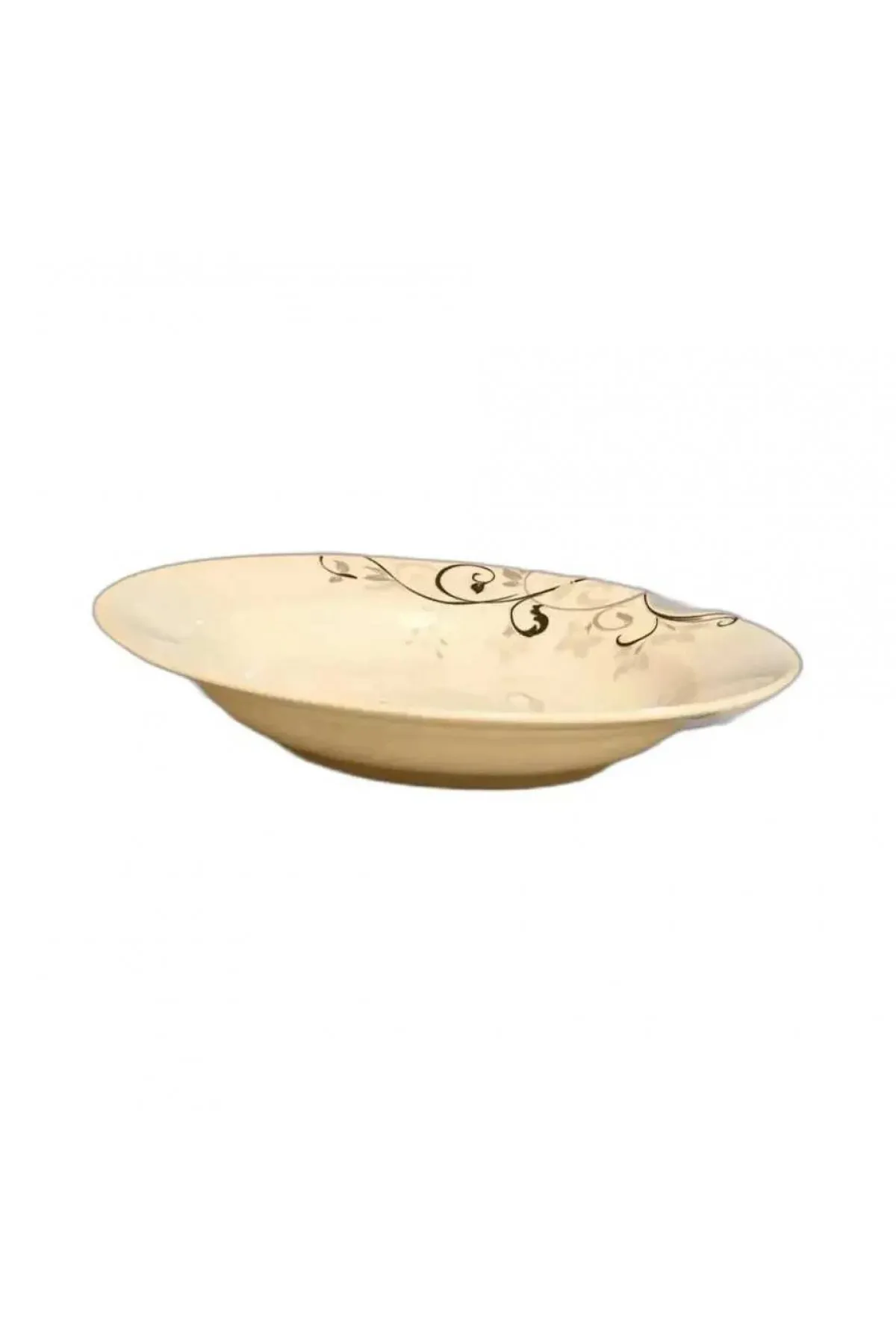 GÜRAL PORSELEN 6 ADET SİYAH DESENLİ 19 CM YEMEK TABAĞI KED19CK112442 GÜRAL PORSELEN 6 ADET SİYAH DESENLİ 19 CM YEMEK TABAĞI KED19CK112442