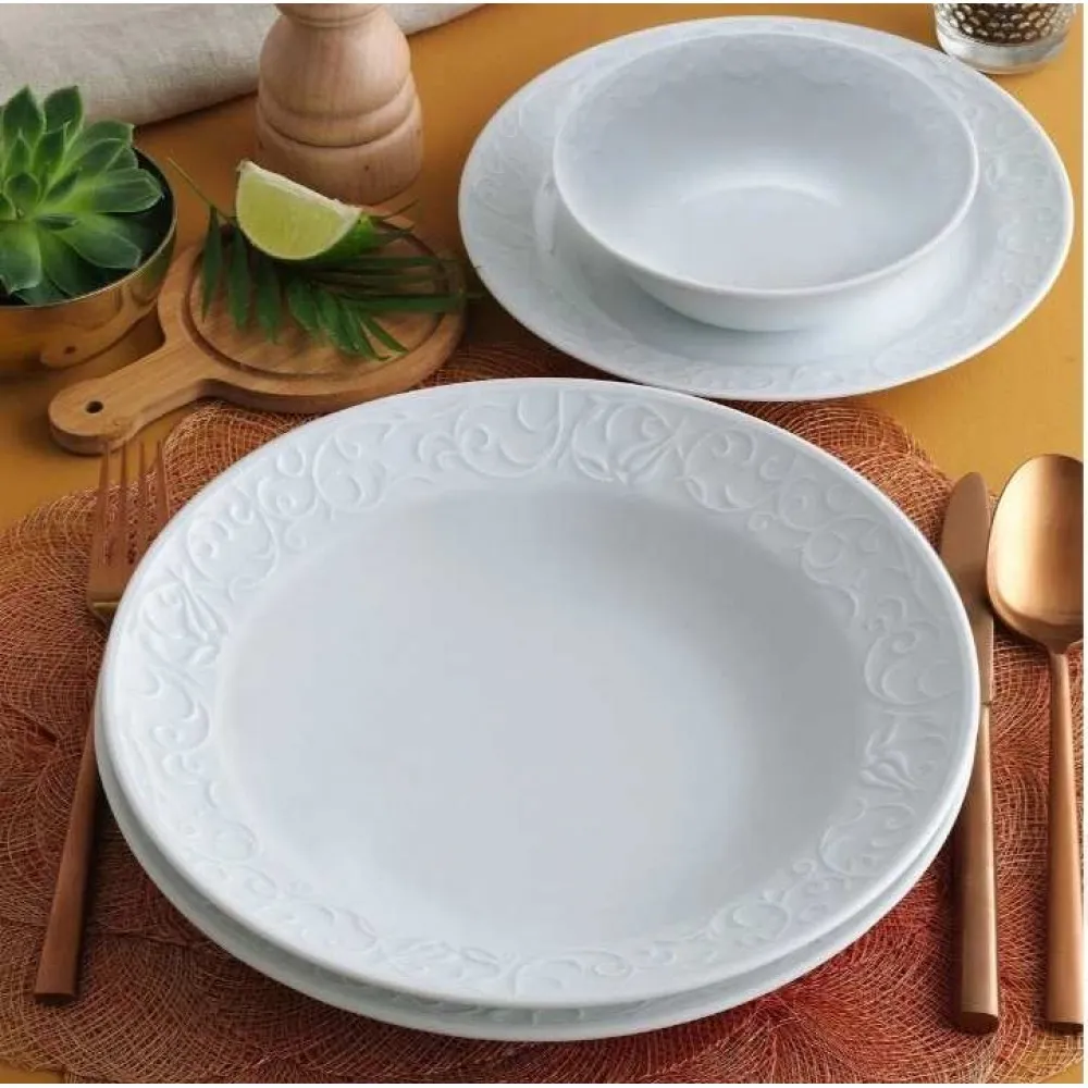 GÜRAL PORSELEN BAHAR DALI 22 CM YEMEK TABAK 2 ADET