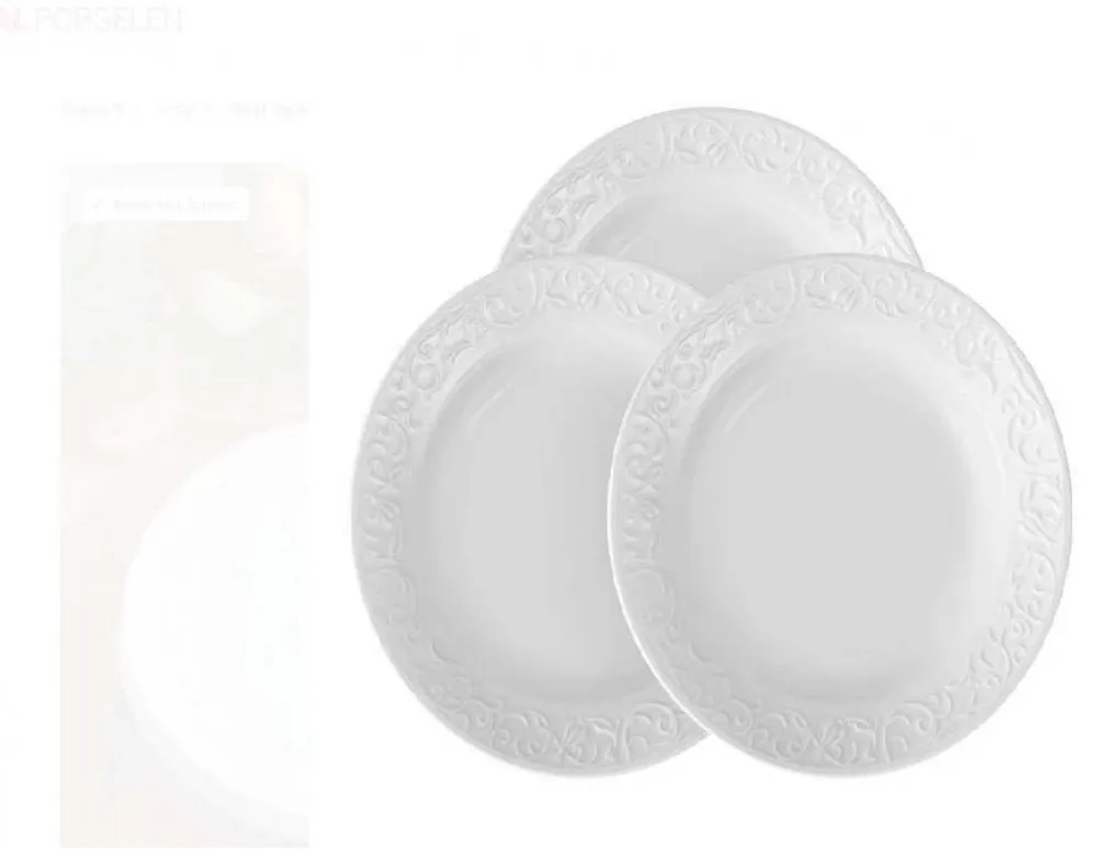 GÜRAL PORSELEN BAHAR DALI 22 CM YEMEK TABAK 2 ADET