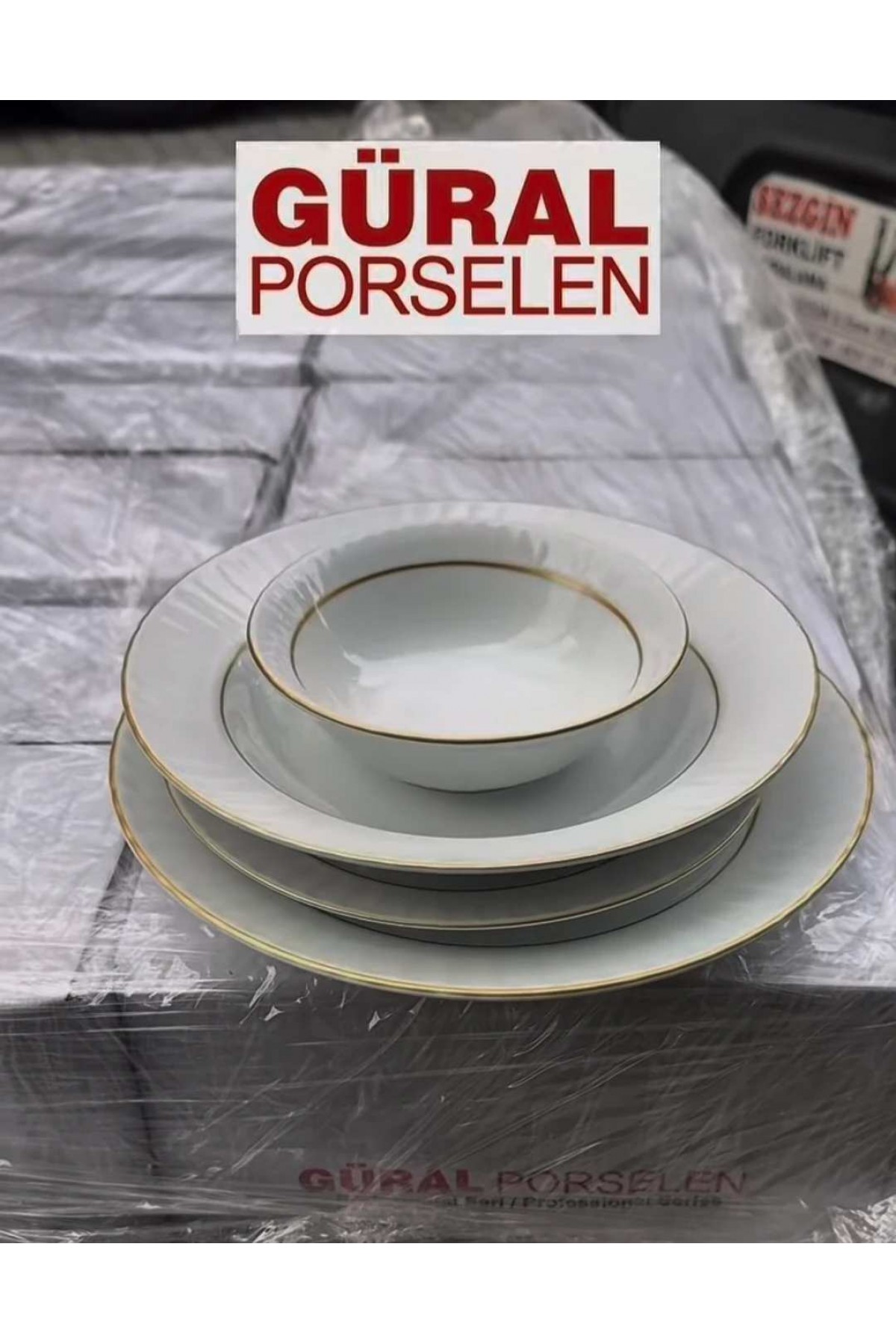 GÜRAL PORSELEN SEDEF MODEL 6 LİŞİLİK 24 PARÇA YEMEK TAKIMI