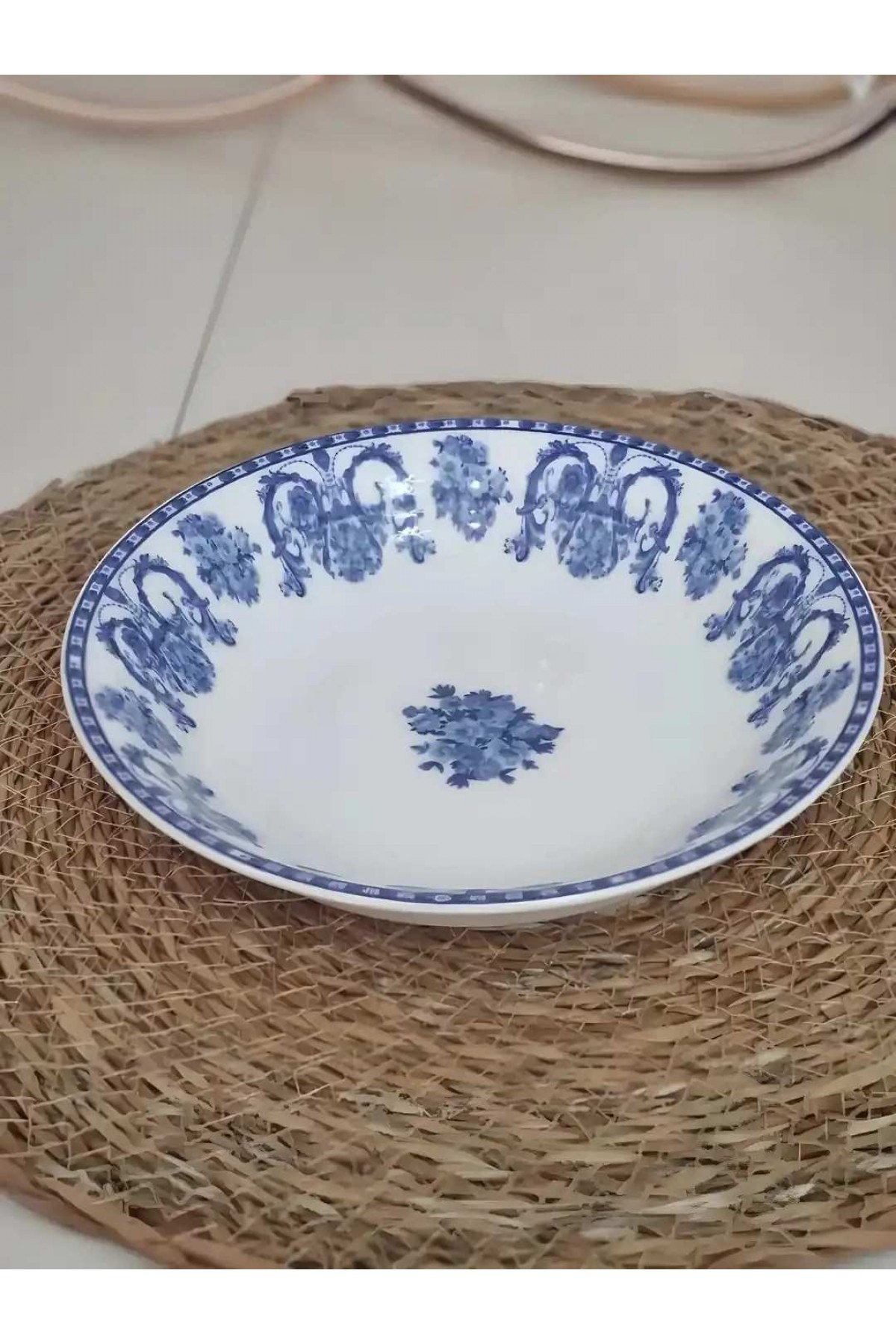 GÜRAL PORSELEN SUJE 19 CM ÇUKUR TABAK(6 ADET)