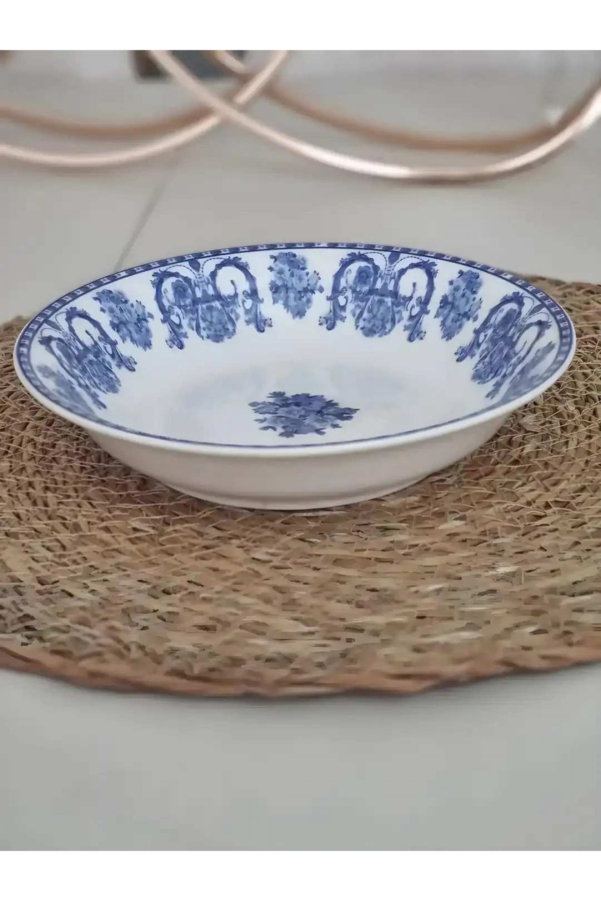 GÜRAL PORSELEN SUJE 19 CM ÇUKUR TABAK(6 ADET)